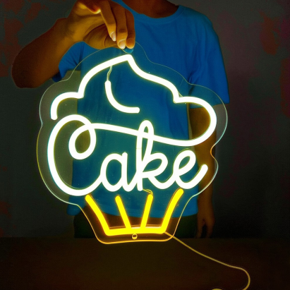 The Hungry Hornbill neon sign