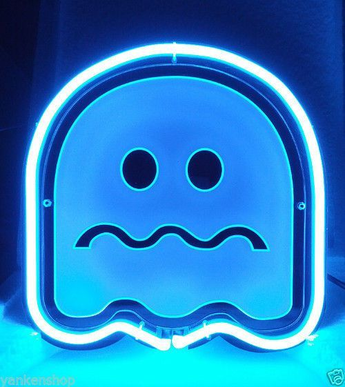 Pac-Man Ghost Neon Sign