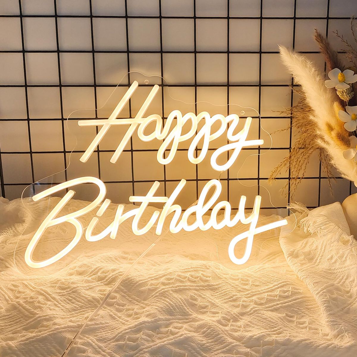 "Happy Birthday" Neon Sign